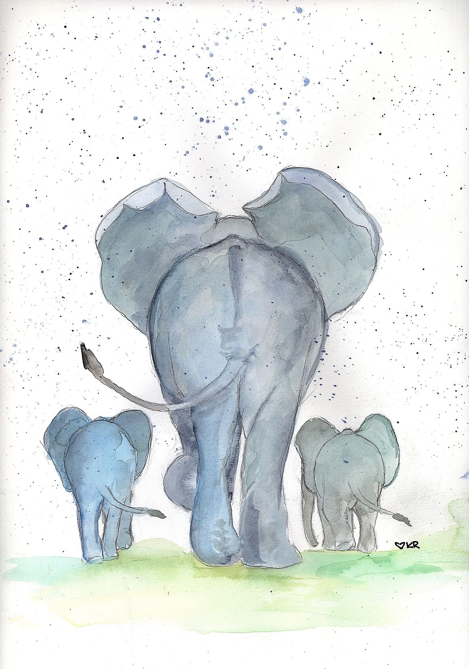Слон иллюстрация