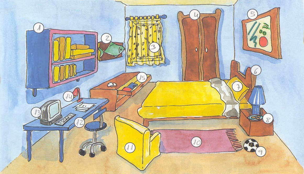 Нарисовать комнату городского мышонка английский 2 класс - 94 фото