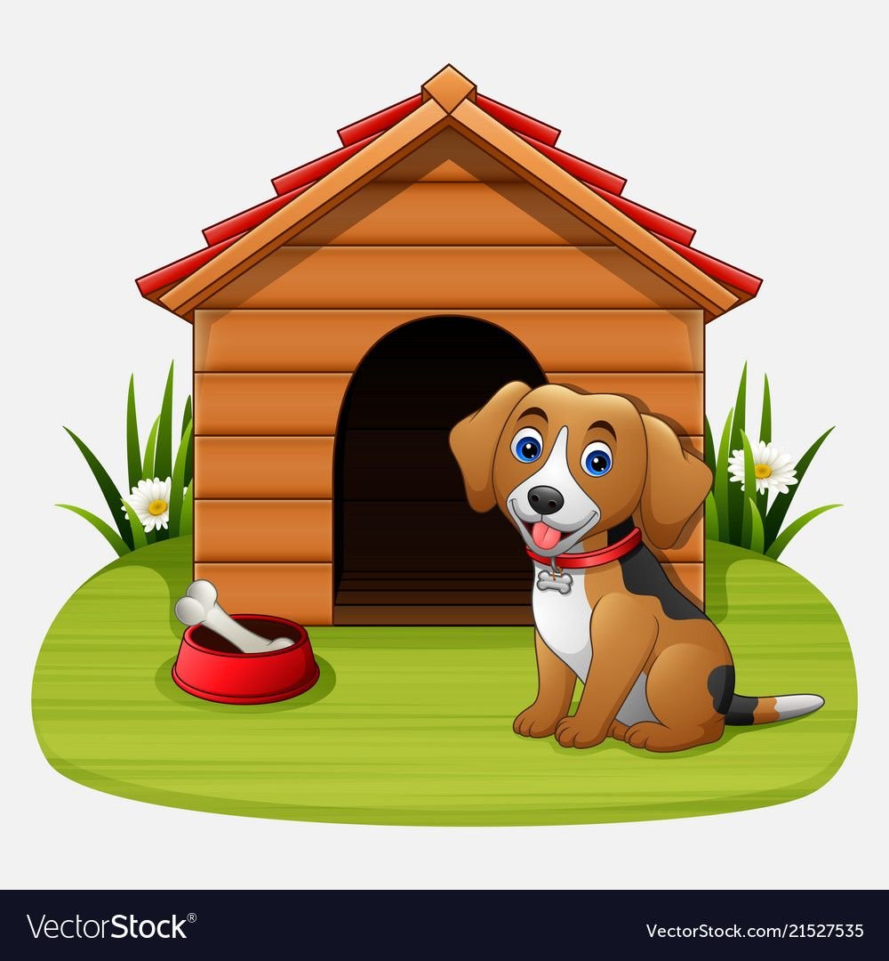Собачка в будке для детей