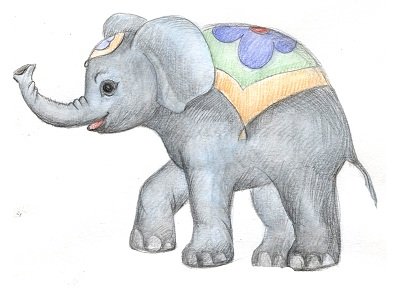 Детский рисунок слон и моська (48 фото)