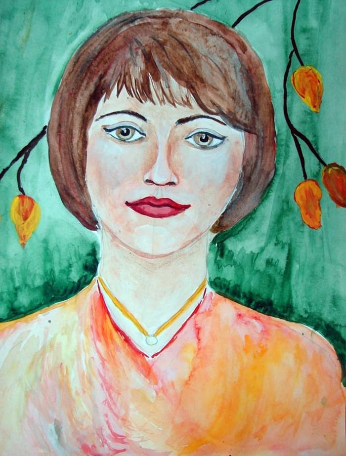 Портрет мамы красивый рисунок - 83 фото