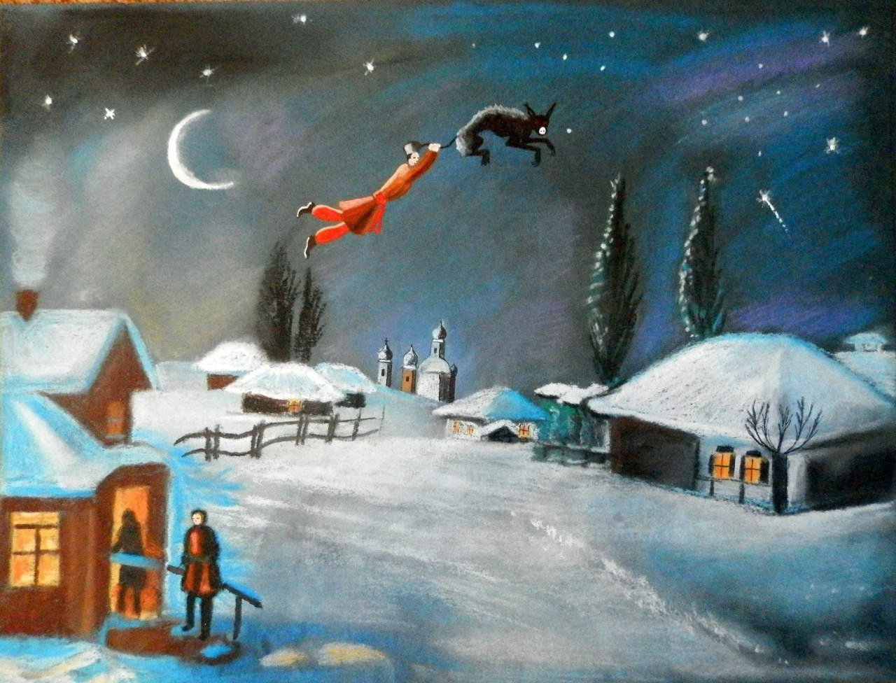 Гоголь ночь перед Рождеством Диканька