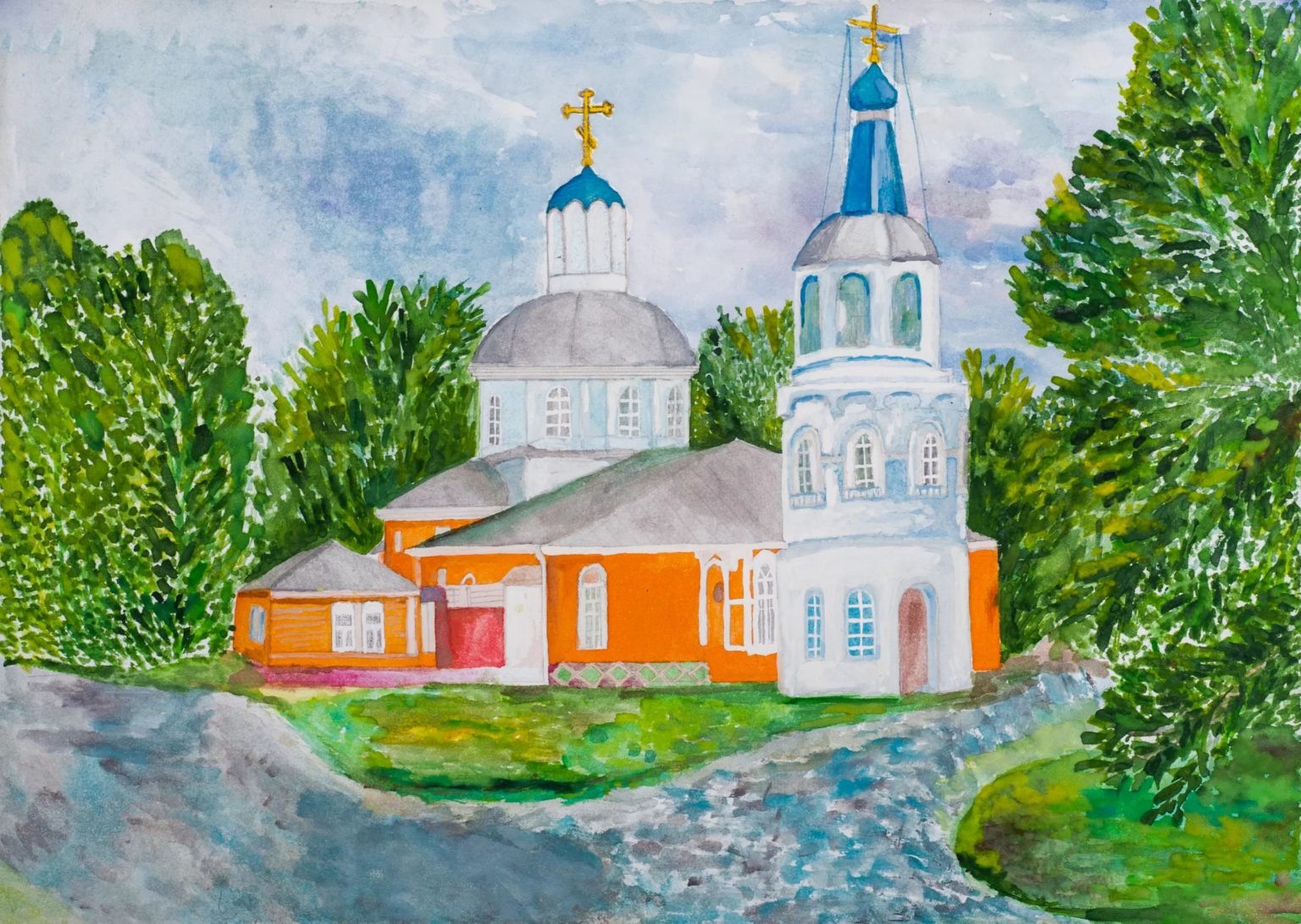 Конкурс рисунка храмы России