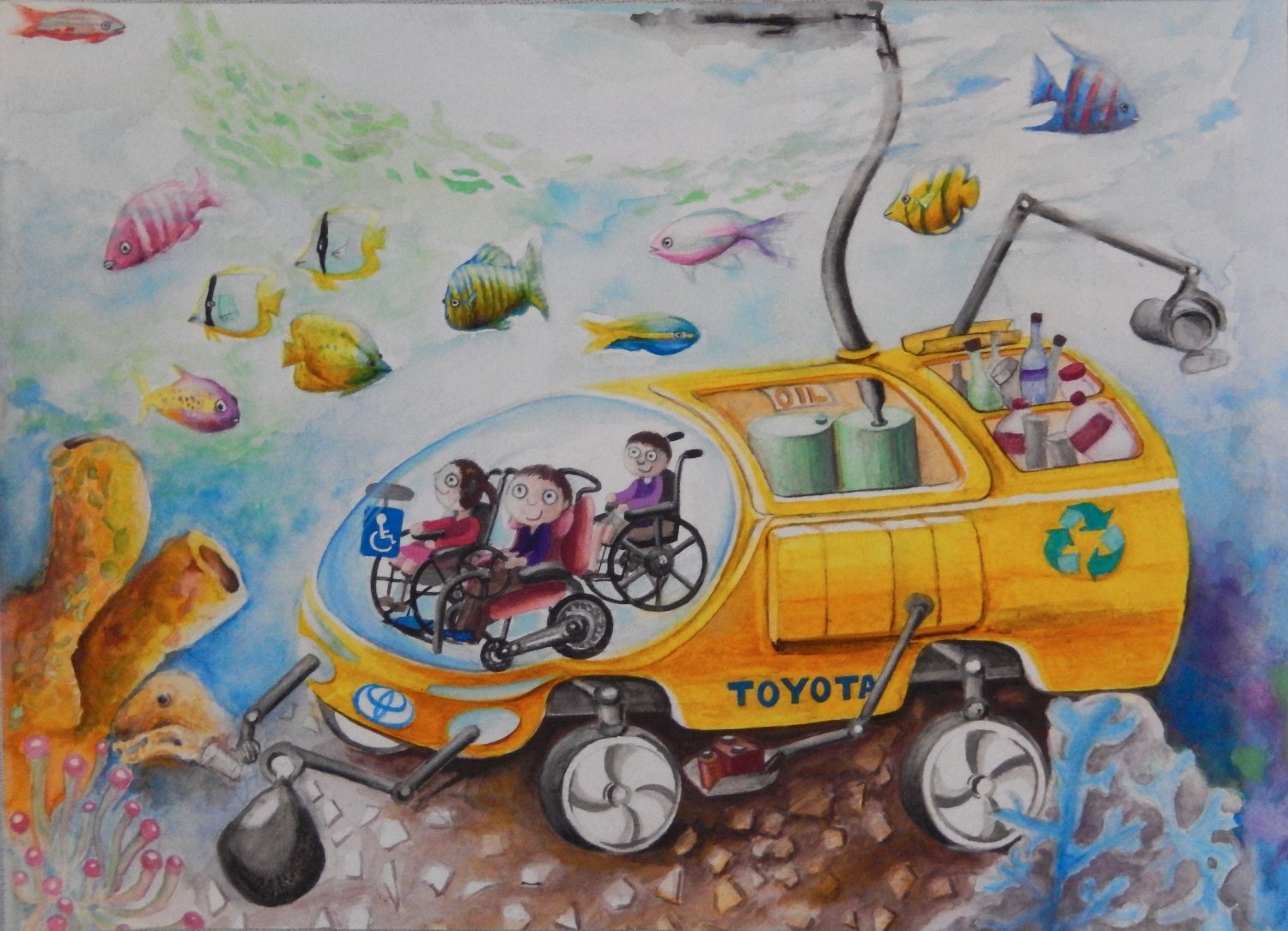 Автомобиль будущего рисунок детский