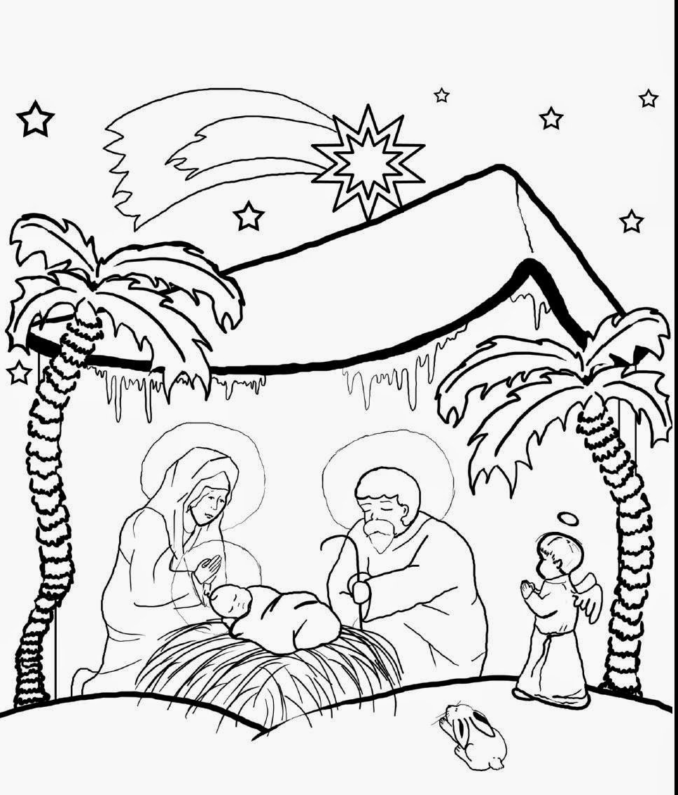 Рисунок на тему рождение Иисуса Христа
