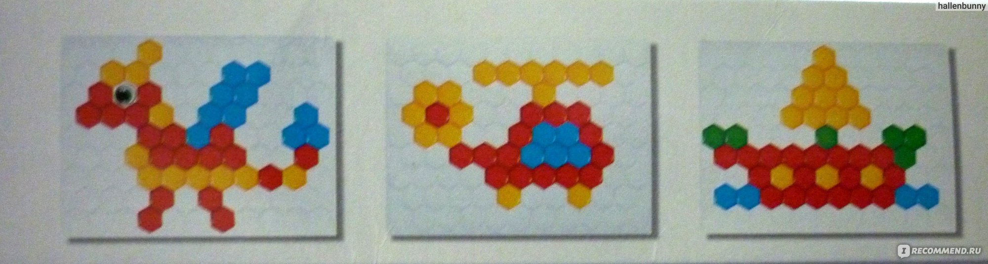 Мозаика для детей схемы шестигранная