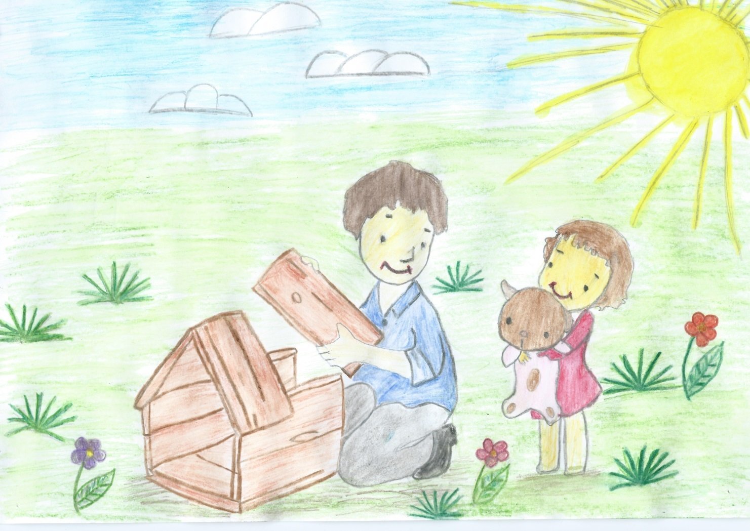 Детские рисунки на тему добро