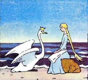 Эпизод к сказке Дикие лебеди Ганс христиан Андерсен