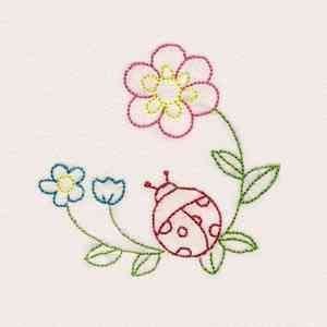 Рисунок для вышивки стебельчатым швом для детей