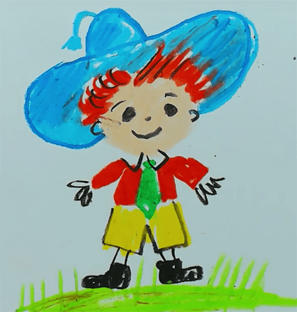 Рисование Незнайки