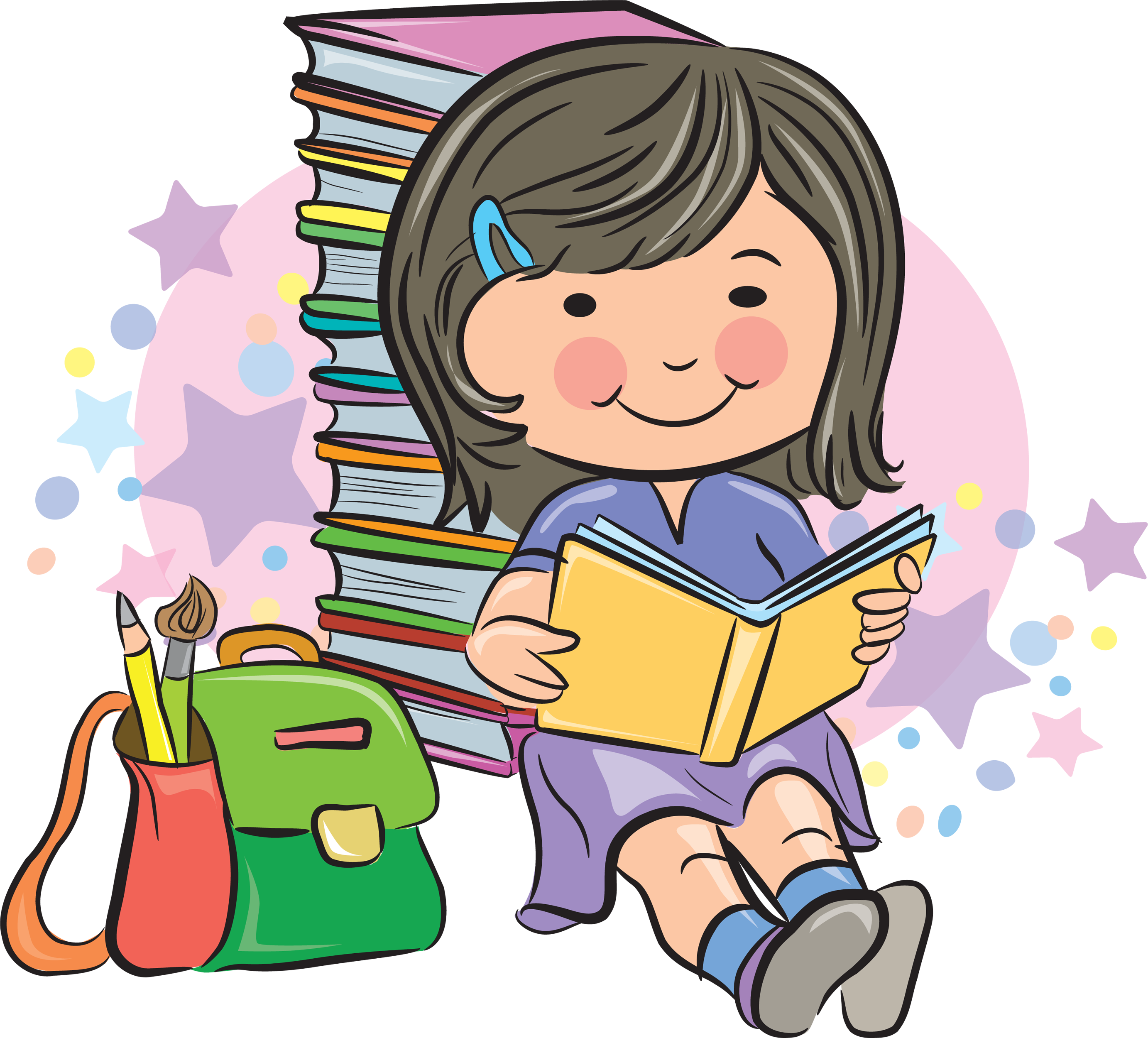 To read a subject. Мультяшные школьники. Мультяшные дети с книгами. Иллюстрации к книгам. Дети с книгой клипарт.