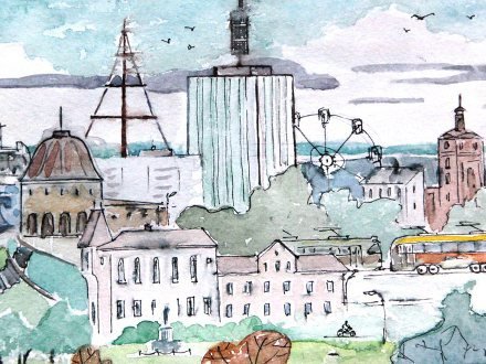 Архангельск рисунок