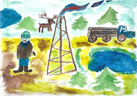 Нефтяной край глазами детей