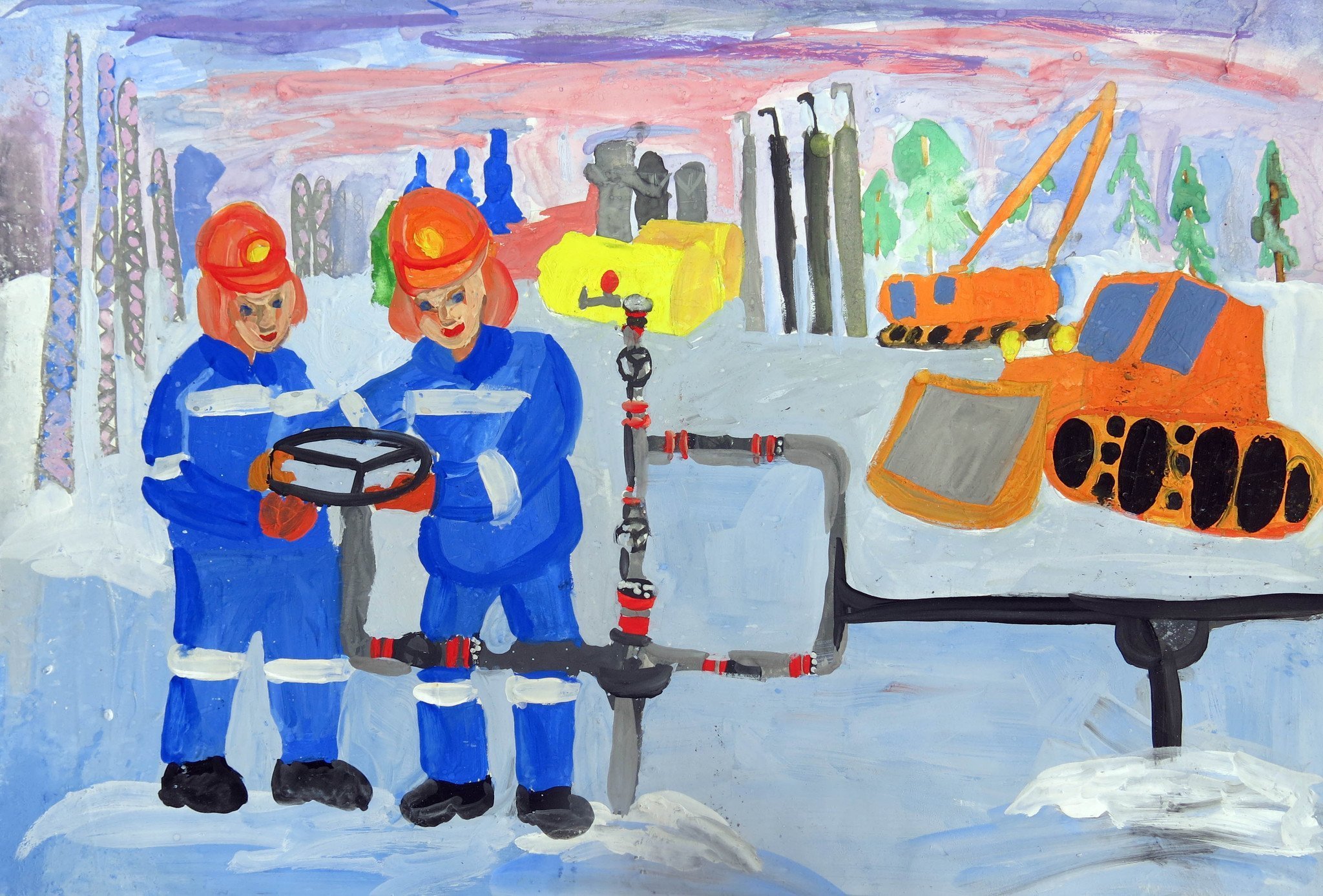 Газпром рисунки детей