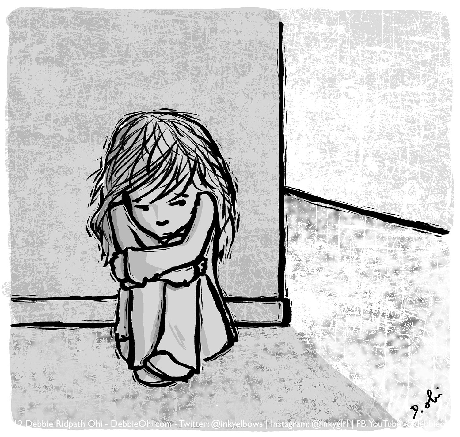 Детские рисунки про одиночество