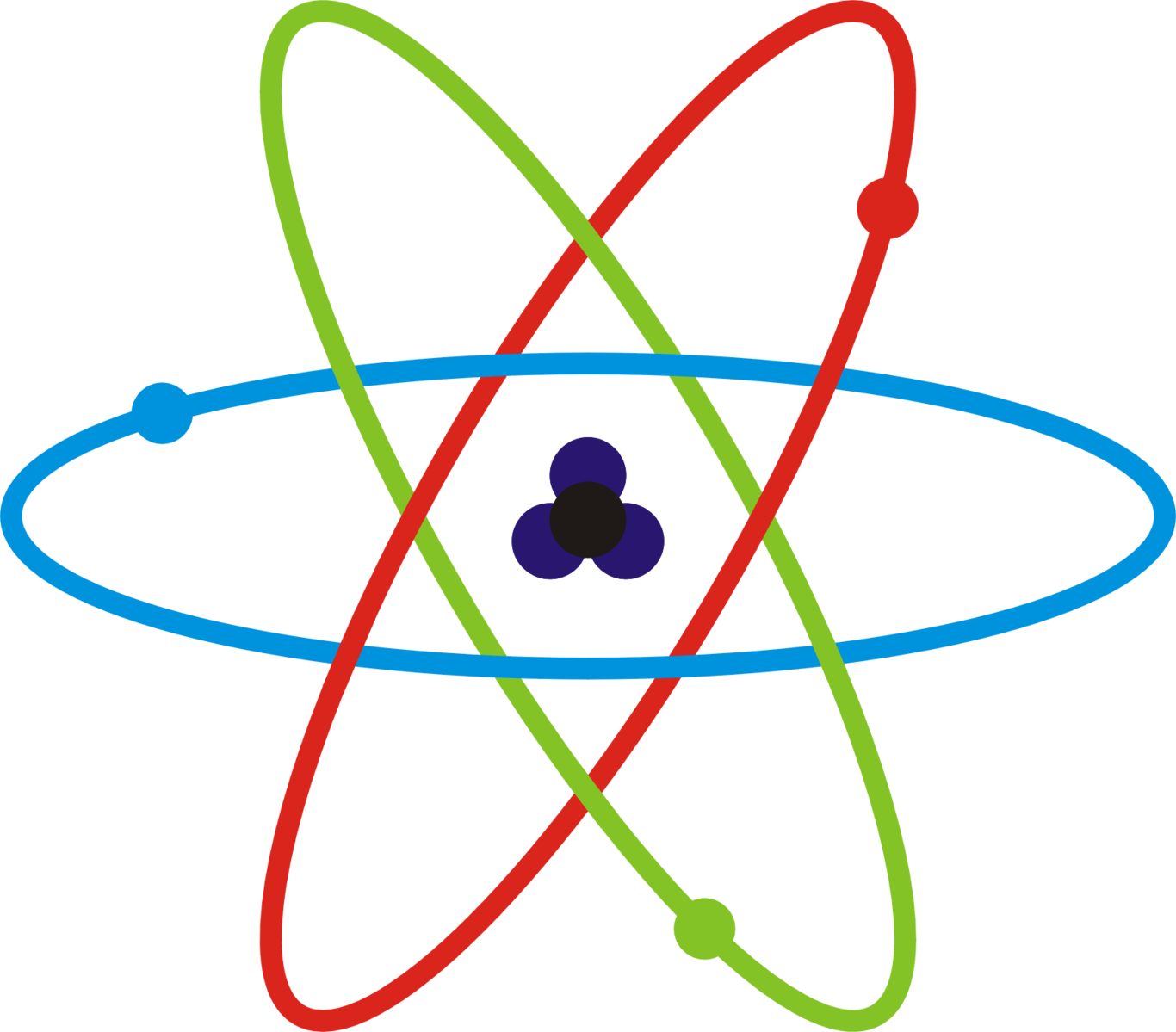 Как нарисовать атом