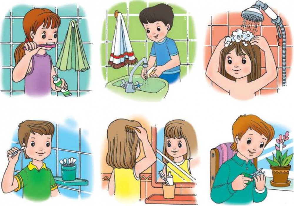 Гигиенические процедуры ребенка