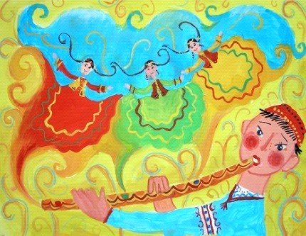 Свирель духовой музыкальный инструмент