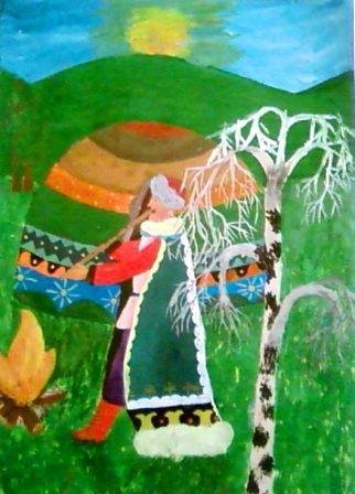 Памятник кураю в Баймаке