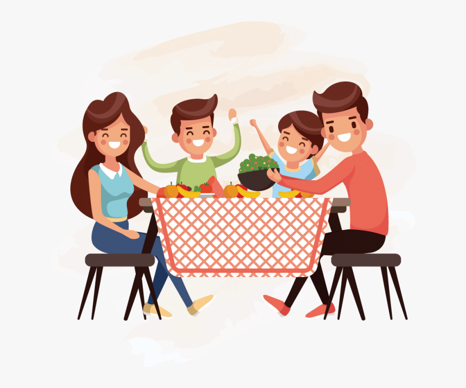 Едим за четверых. Семья за столом. Семья за столом вектор. Семейный завтрак. Семья за столом на белом фоне.