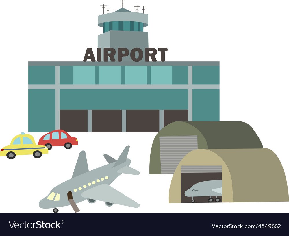 Иллюстрация детская аэропорт