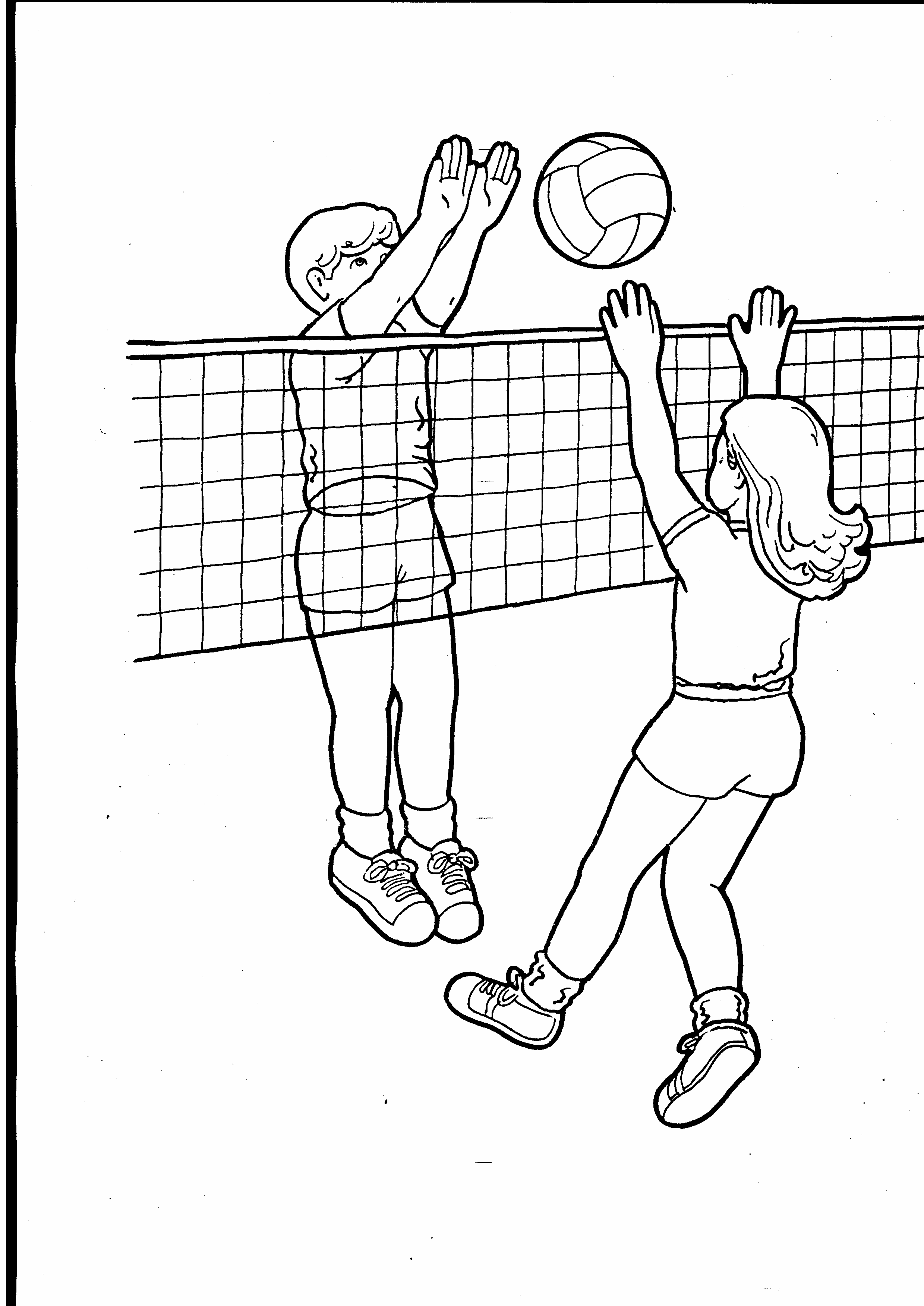 Волейбол картинки для срисовки