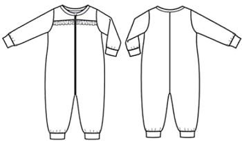 Комбинезон раскраска для детей