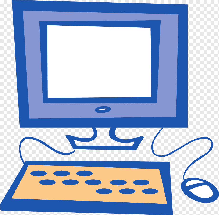 Мультяшное изображение компьютера