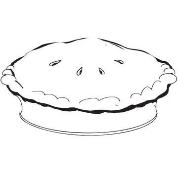 Пирожки раскраска