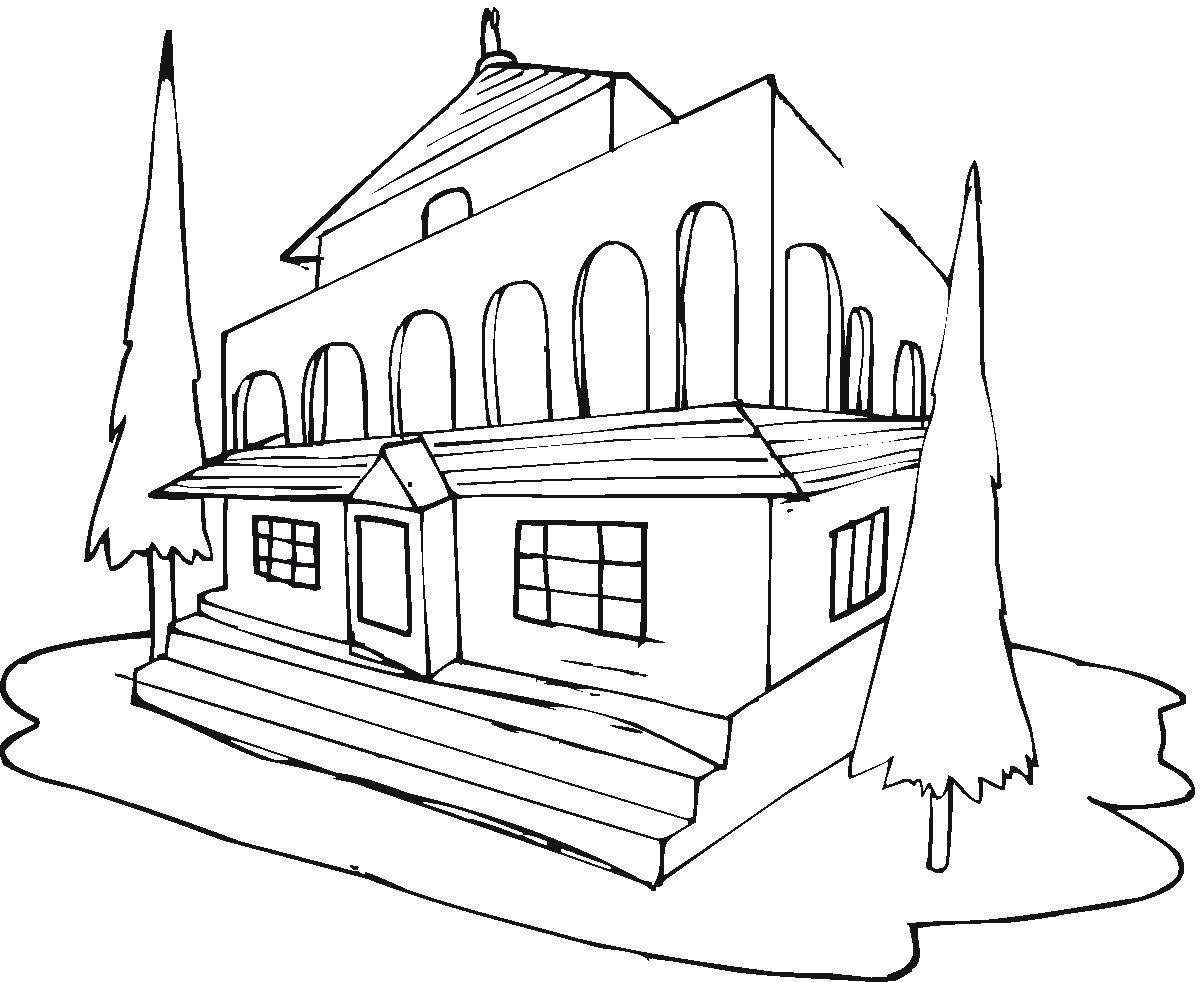 Здания для рисования