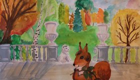 Павловск дворец детский рисунок