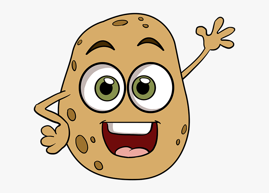 Картошка с глазками. Картофель мультяшный. Картошка рисунок. Картошка рисунок для детей. Веселая картошка.
