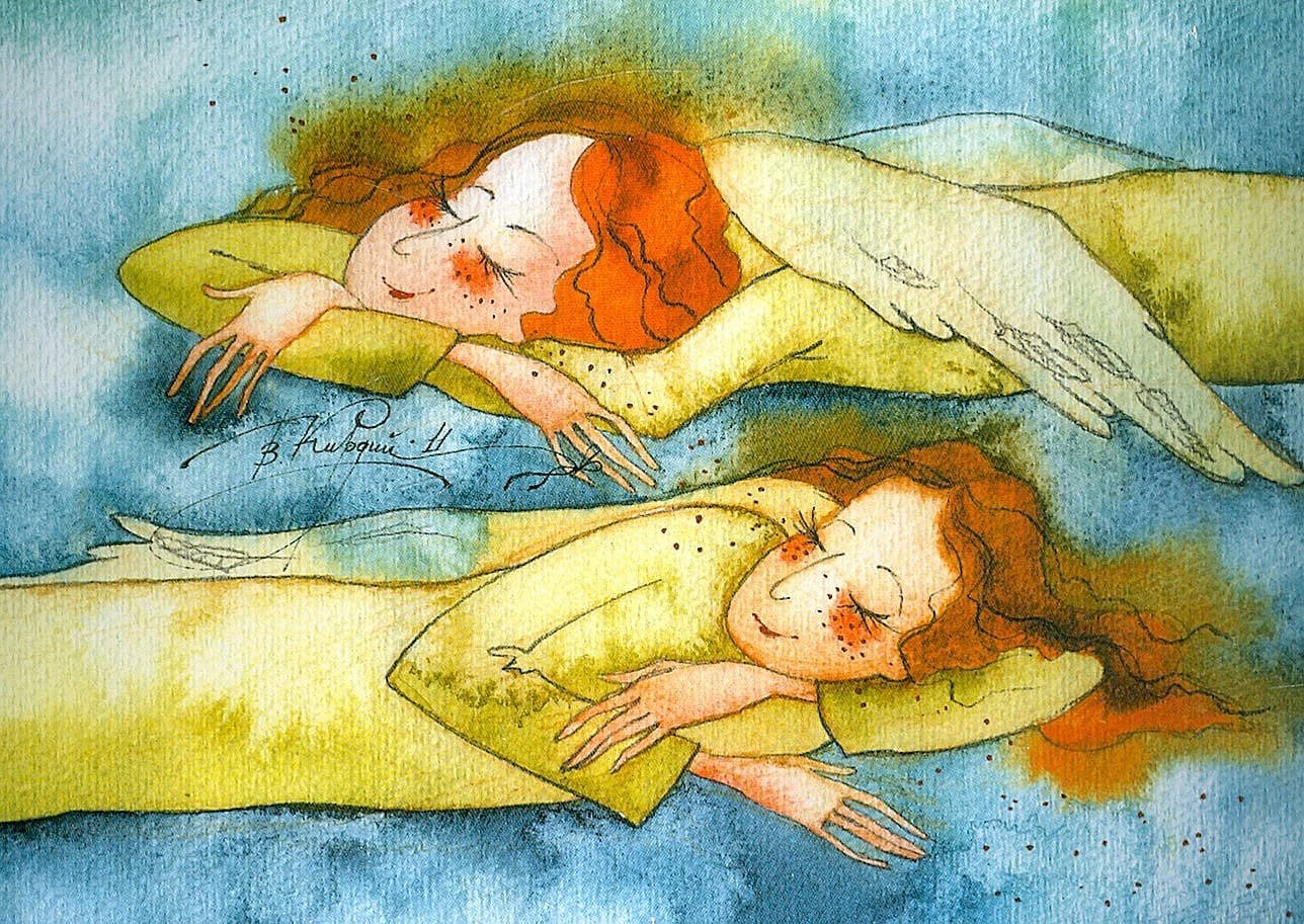 Виктория Кирдий картины с ангелами