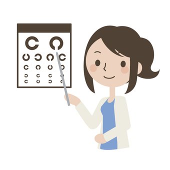 Офтальмолог иллюстрация