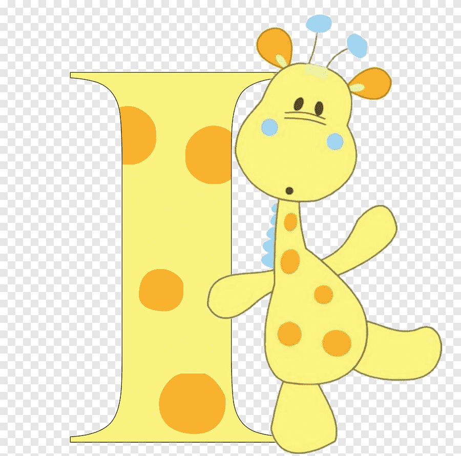 Цифра 1 Жираф