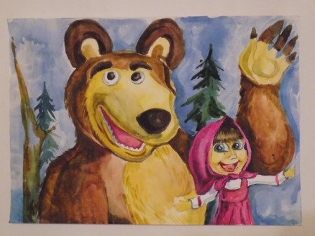 Детский рисунок к фильму сестренка