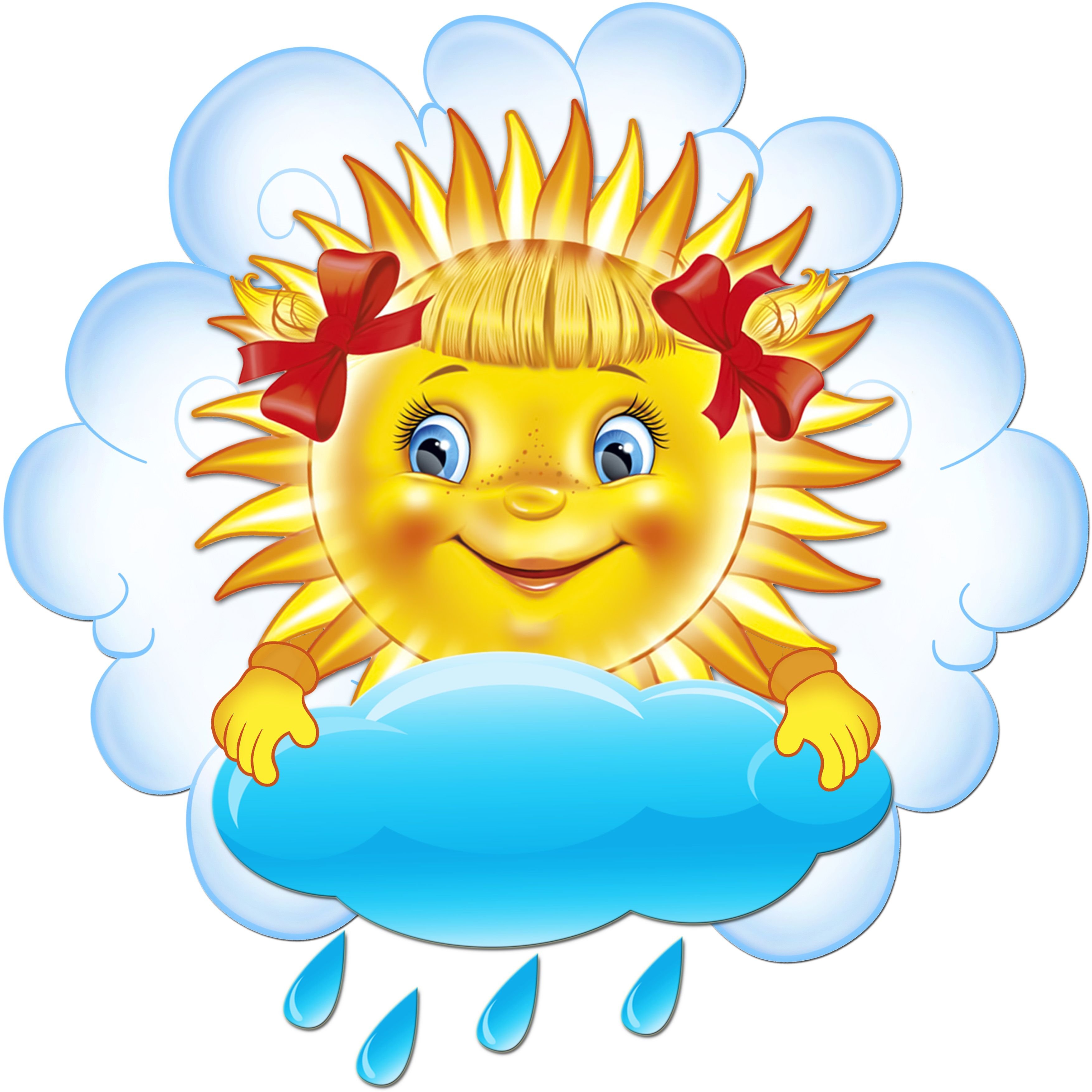 Весеннее солнышко картинки для детей для оформления
