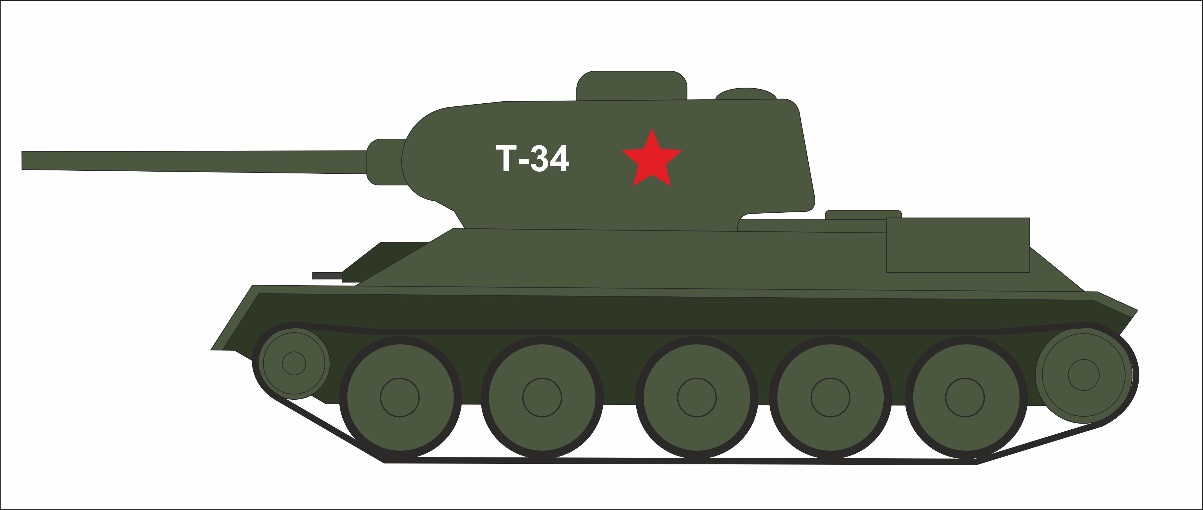 Танк т-34 для детей