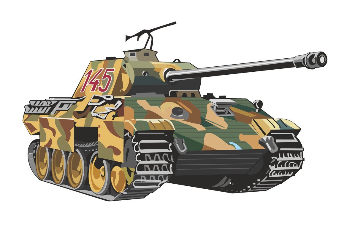 Военный танк картинка для детей