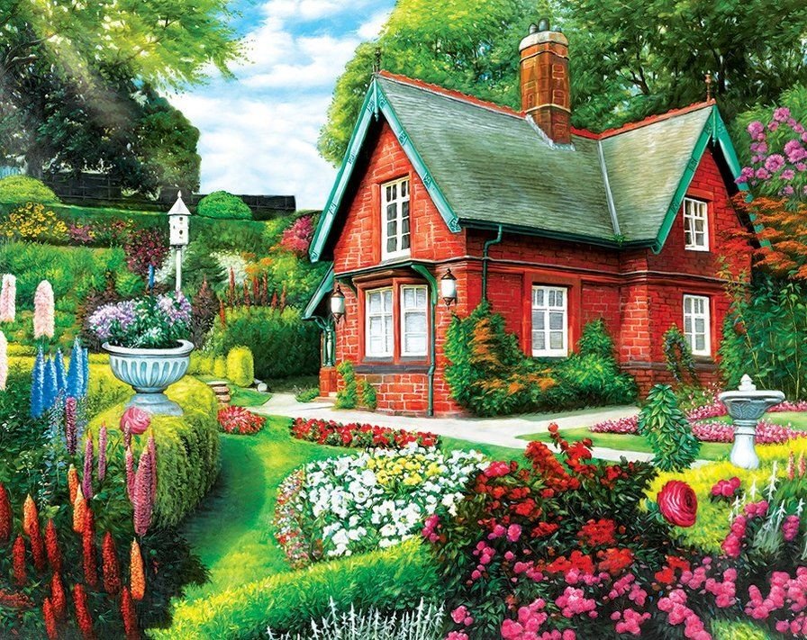 Красивый дом картинка для детей