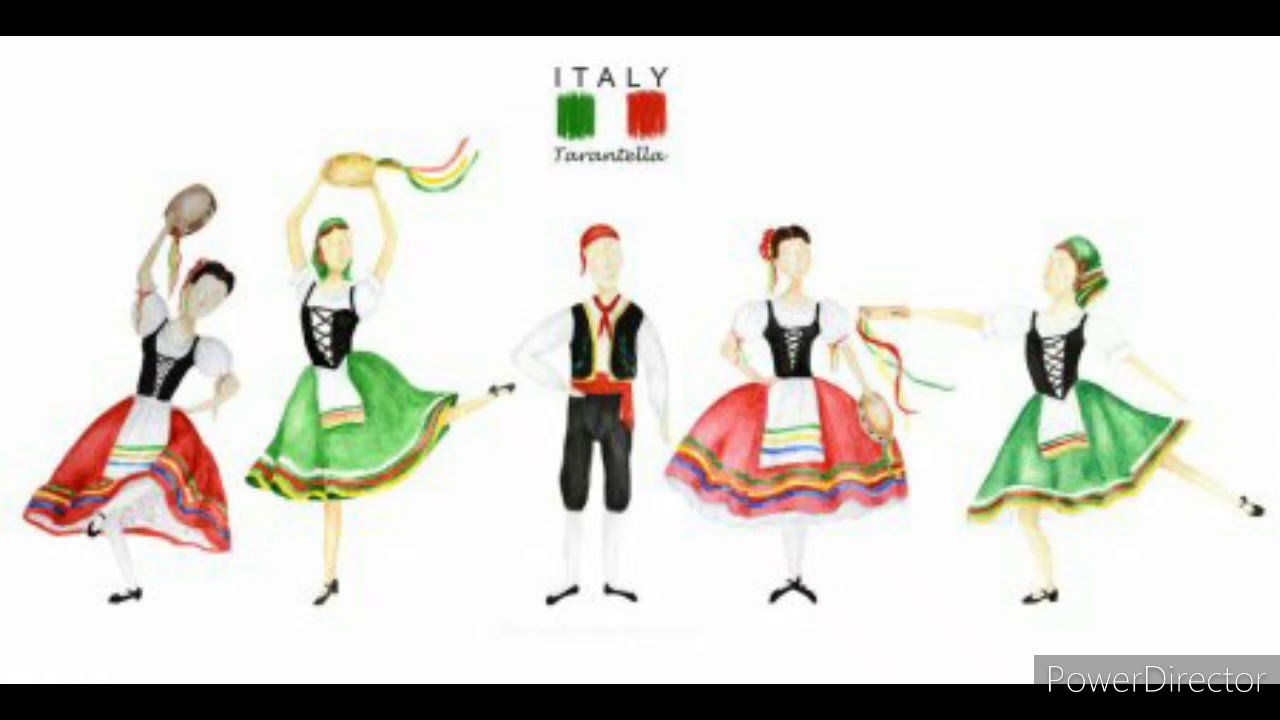 Итальянский национальный костюм мужской для танца Тарантелла