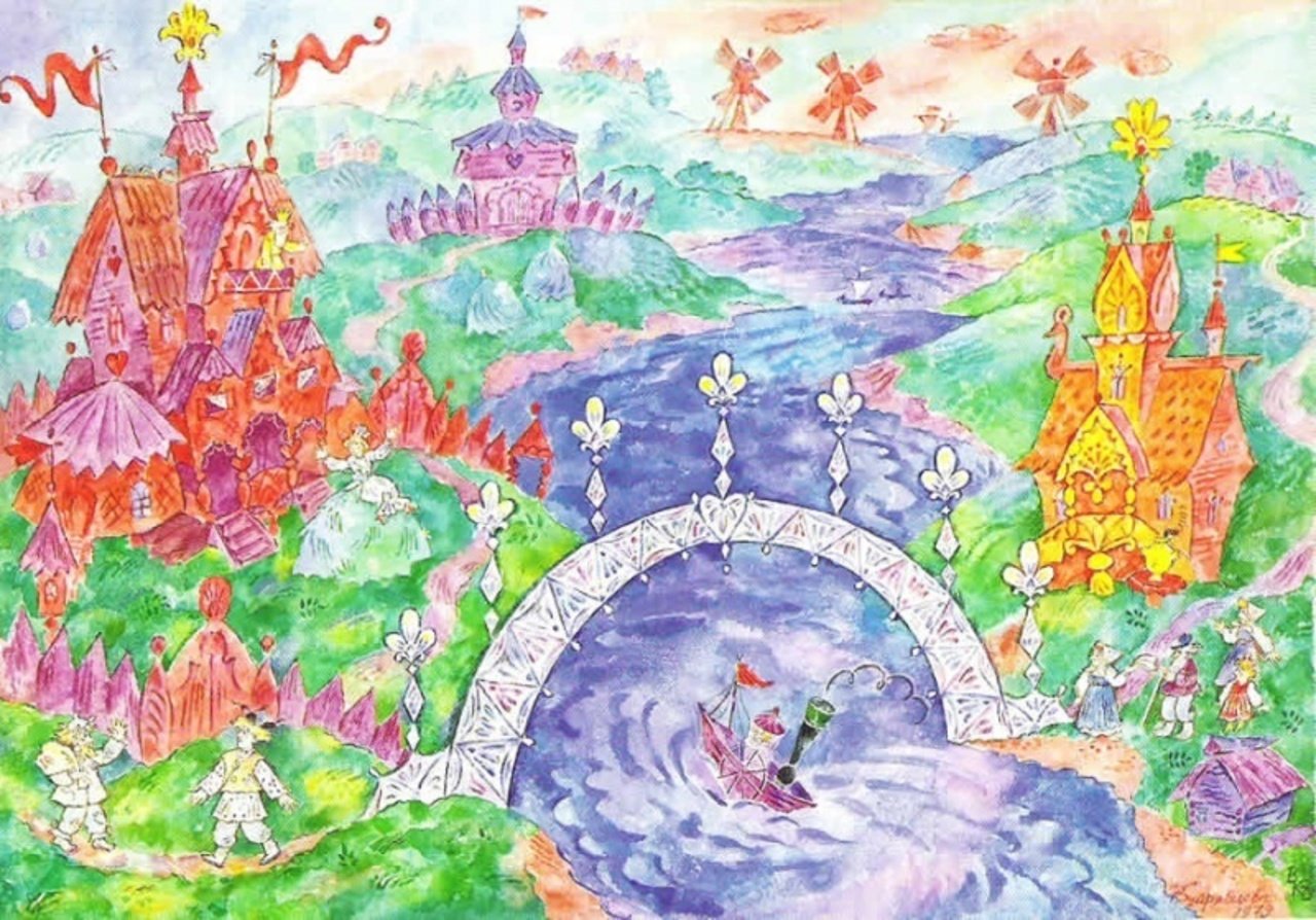 Мультфильм волшебное кольцо мост