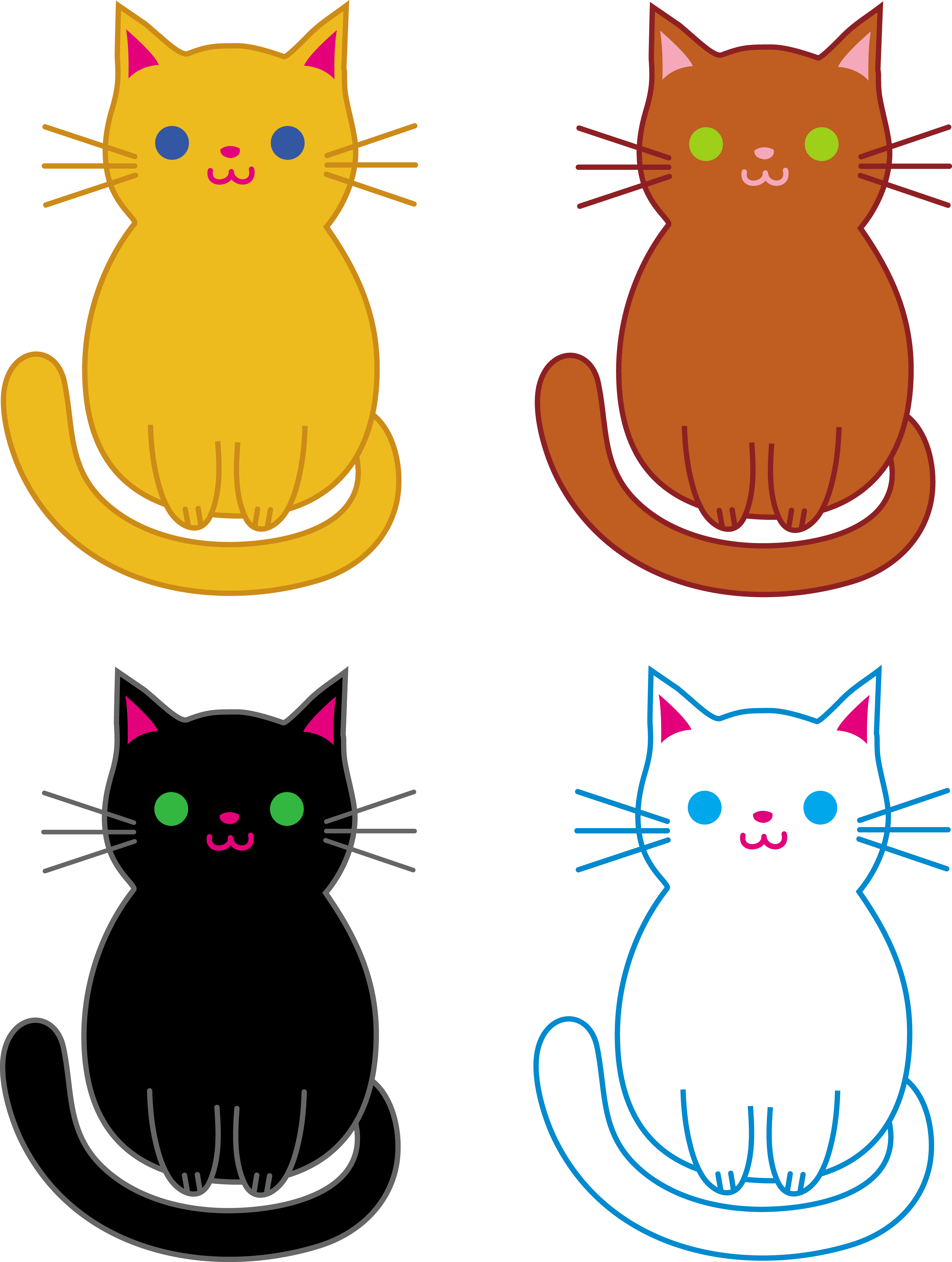 Рисунки котиков. Котик рисунок. Котенок для рисования. Кошка рисунок для детей. Цветная картинка котика