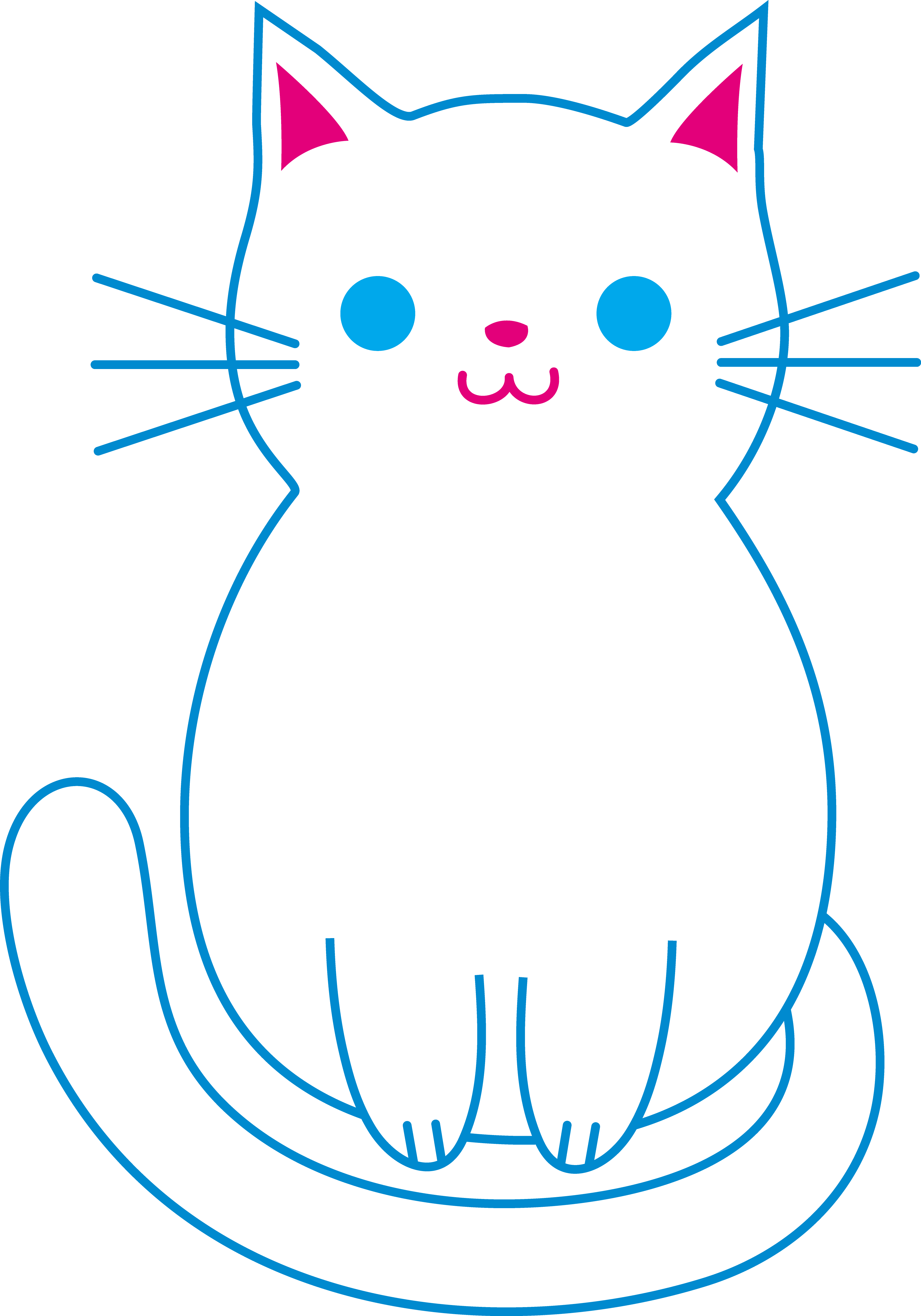 Простые картинки кота. Рисование кошки. Кошка рисунок. Шаблон котика для аппликации. Кошка рисунок для детей.
