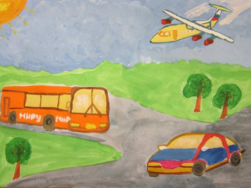 Окружающий ми 3. Рисование на тему транспорт. Транспорт рисунок. Рисоврик транспорт. Рисование с детьми транспорт.