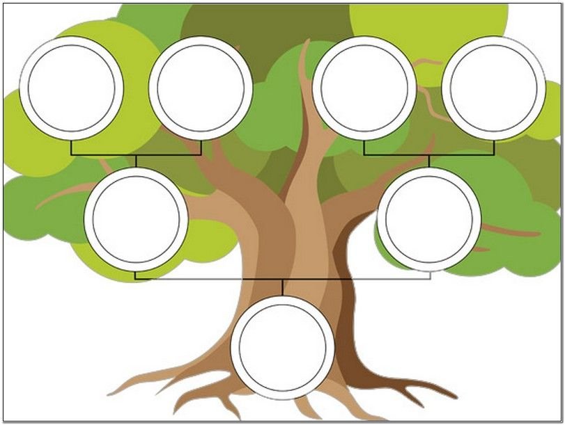 Картинка родословного дерева шаблон
