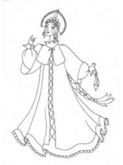 Русский народный костюм изо