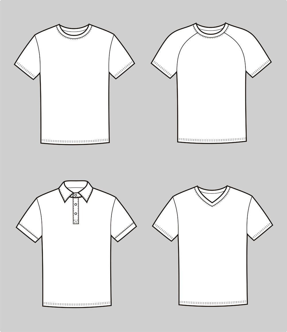 Технический эскиз футболки
