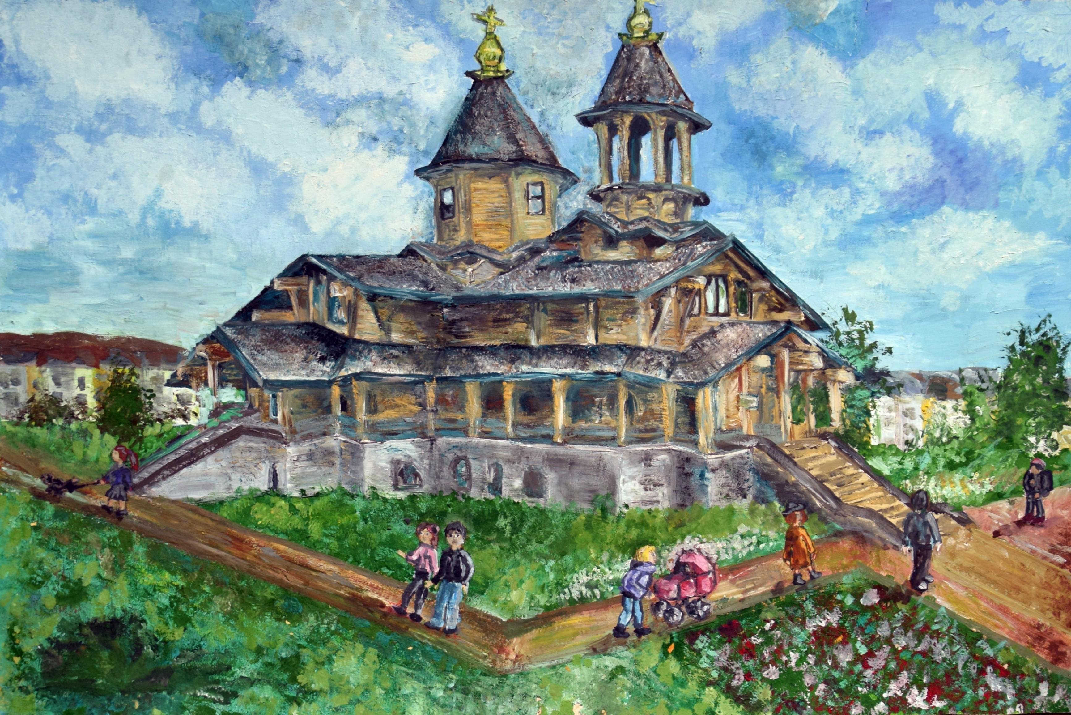 Рисунки города Губкина