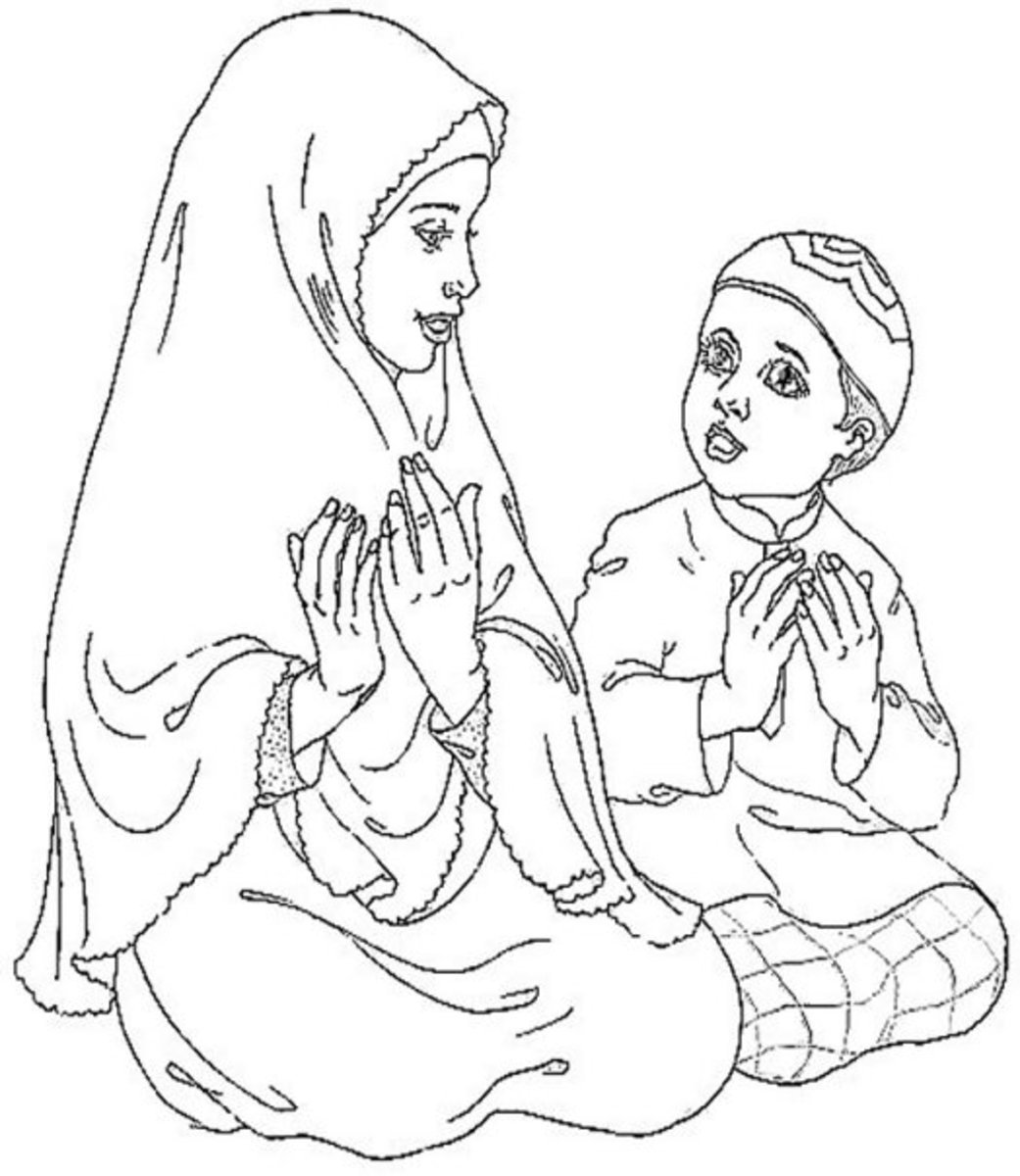 Мусульманские раскраски для мальчиков